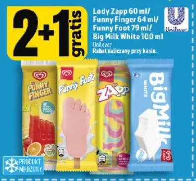 Lody Zapp Algida +3 warianty