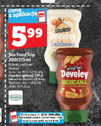 Sos Food Trip Develey +2 warianty