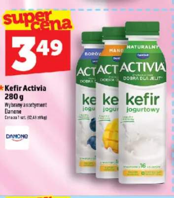Kefir Activia borówkowy +2 warianty