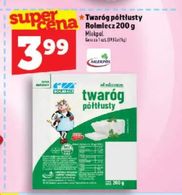 Twaróg półtłusty Rolmlecz