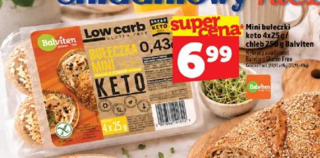 Mini bułeczki keto Balviten 4-pak