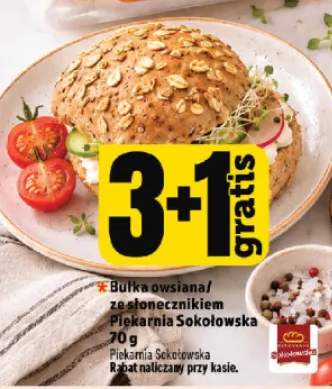 Bułka owsiana Piekarnia Sokołowska +1 wariant