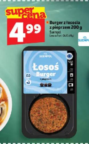 Burger z łososia z pieprzem Suempol