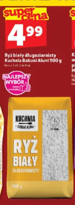 Ryż biały długoziarnisty Kuchnia Babuni Aluni