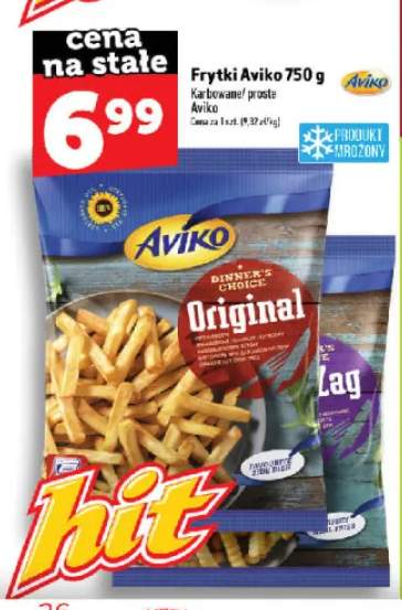 Frytki karbowane Aviko +1 wariant