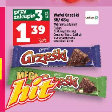Wafel Grześki +2 warianty