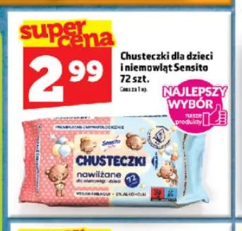 Chusteczki dla dzieci i niemowląt Sensito
