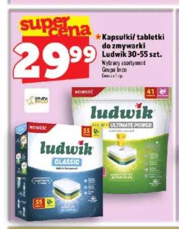 Tabletki do zmywarki Ludwik Classic +1 wariant