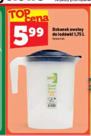 Dzbanek owalny do lodówki Freshlife 1,75 l
