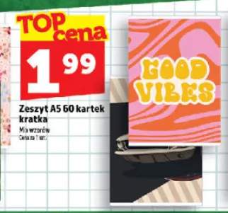 Zeszyt A5 60 kartek w kratkę Interdruk