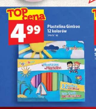 Plastelina Gimboo 12 kolorów