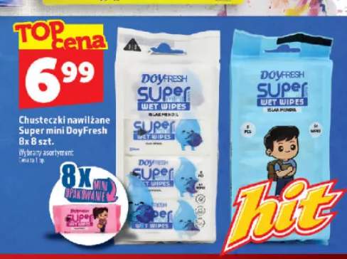 Chusteczki nawilżane DoyFresh Super Mini 8-pak