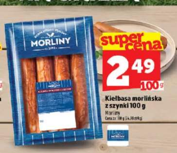 Kiełbasa morlińska z szynki Morliny