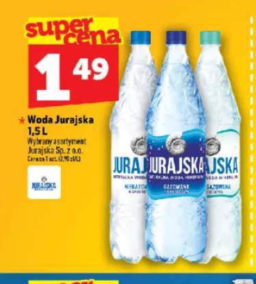 Woda niegazowana Jurajska +1 wariant