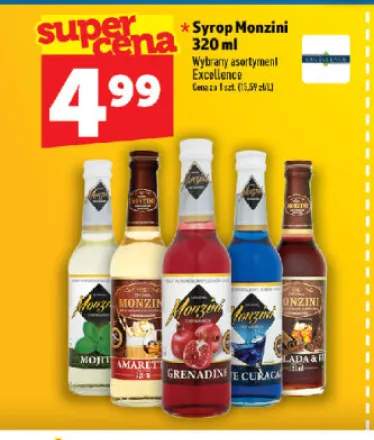 Syrop Amaretto Monzini +3 warianty