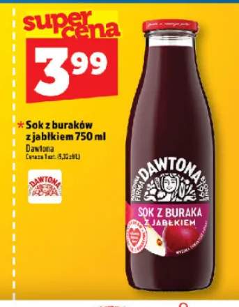Sok z buraków z jabłkiem Dawtona