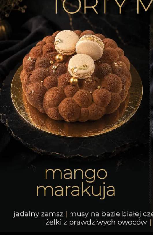 Tort musowy mango marakuja Natalia i Szymon