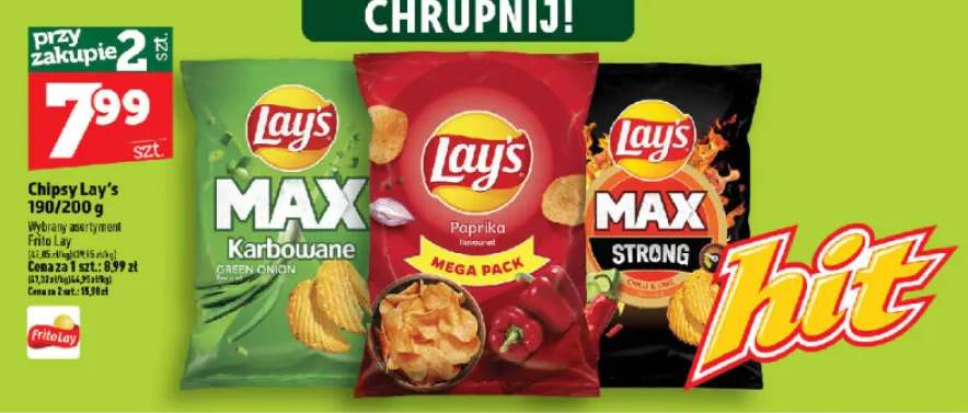 Chipsy Lay's +3 warianty