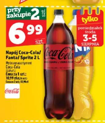 Napój Coca-Cola +2 warianty
