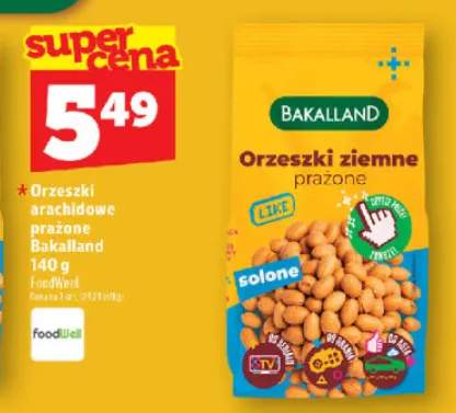 Orzeszki arachidowe prażone Bakalland solone