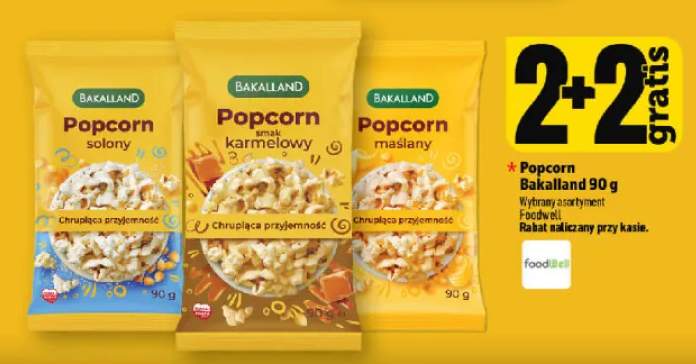 Popcorn Bakalland o smaku karmelowym +1 wariant