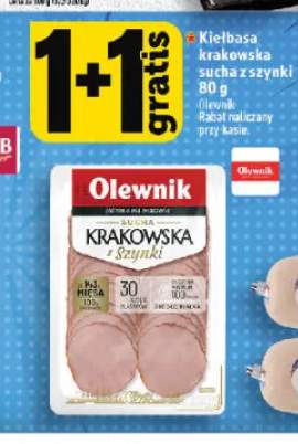 Kiełbasa krakowska sucha z szynki Olewnik