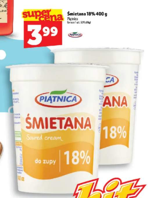 Śmietana 18% Piątnica