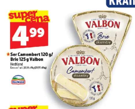 Ser Camembert Valbon +1 wariant