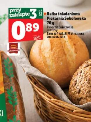 Bułka śniadaniowa Piekarnia Sokołowska