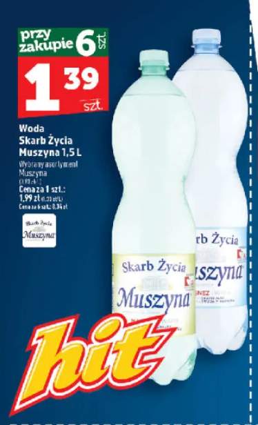 Woda mineralna Skarb Życia Muszyna