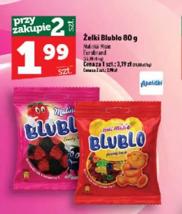 Żelki Blublo Malinki +1 wariant