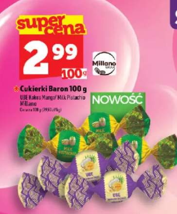 Cukierki Baron UBE Kokos Mango +1 wariant