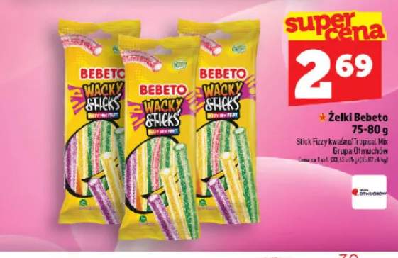 Żelki Bebeto Tropical Mix