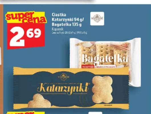 Ciastka Katarzynki Kopernik +1 wariant