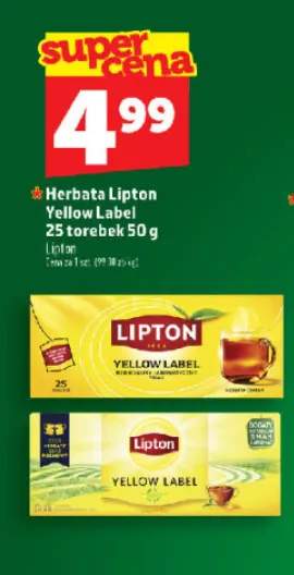 Herbata czarna Lipton Yellow Label