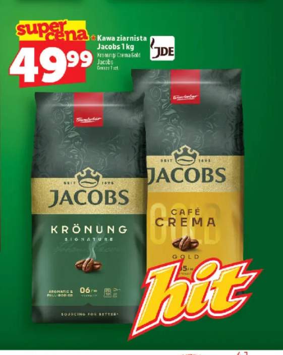 Kawa ziarnista Jacobs Kronung