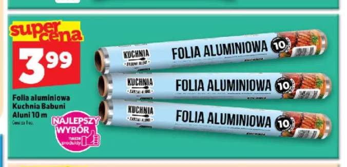 Folia aluminiowa Kuchnia Babuni Aluni 10 m