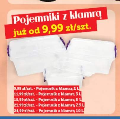 Pojemnik z klamrą Freshlife 2 l
