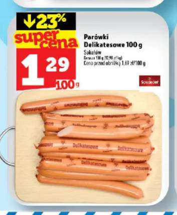 Parówki Delikatesowe Sokołów