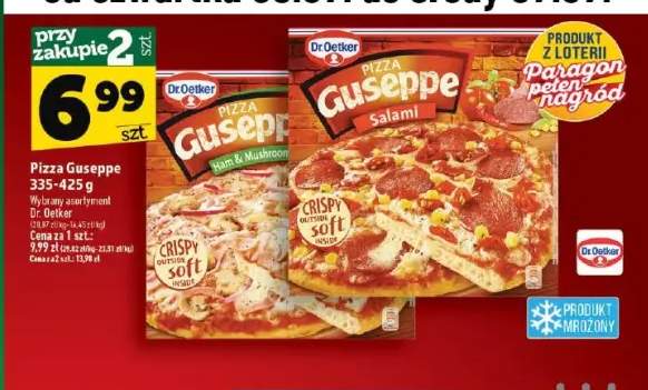 Pizza Guseppe Ham & Mushroom Dr. Oetker +1 wariant