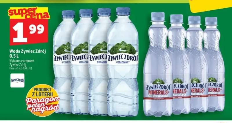Woda niegazowana Żywiec Zdrój +1 wariant