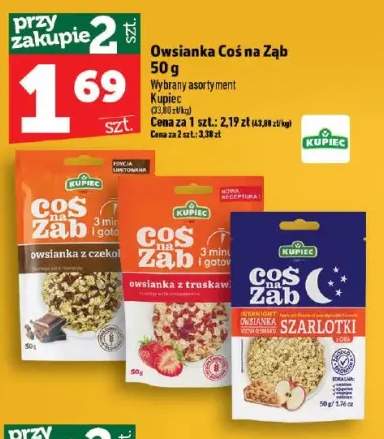 Owsianka z czekoladą Coś na Ząb Kupiec +2 warianty