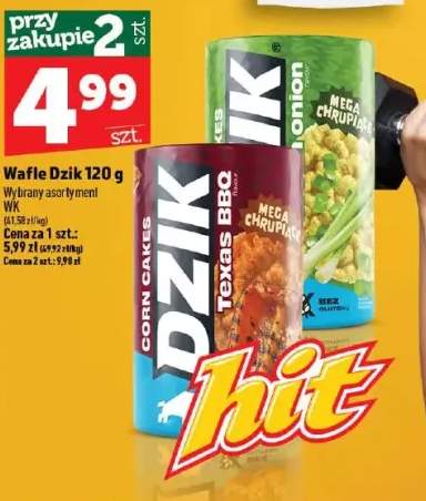 Wafle kukurydziane Dzik Texas BBQ +1 wariant