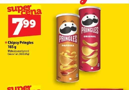 Chipsy Pringles Original +1 wariant