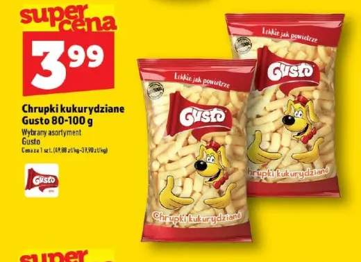Chrupki kukurydziane Gusto