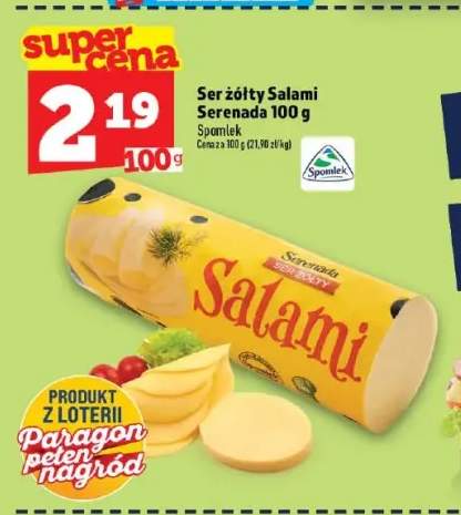 Ser żółty salami Serenada