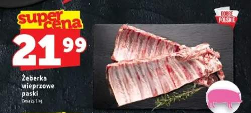 Żeberka wieprzowe paski