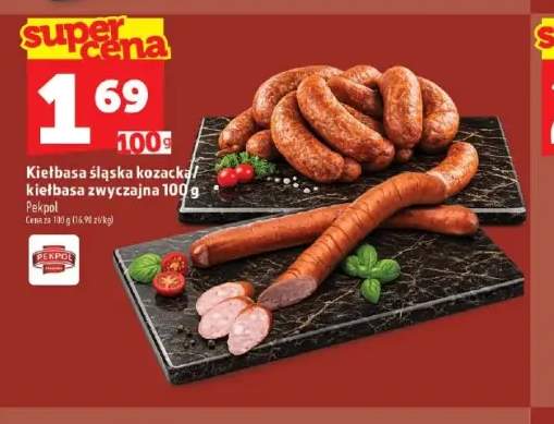 Kiełbasa śląska kozacka Pekpol +1 wariant