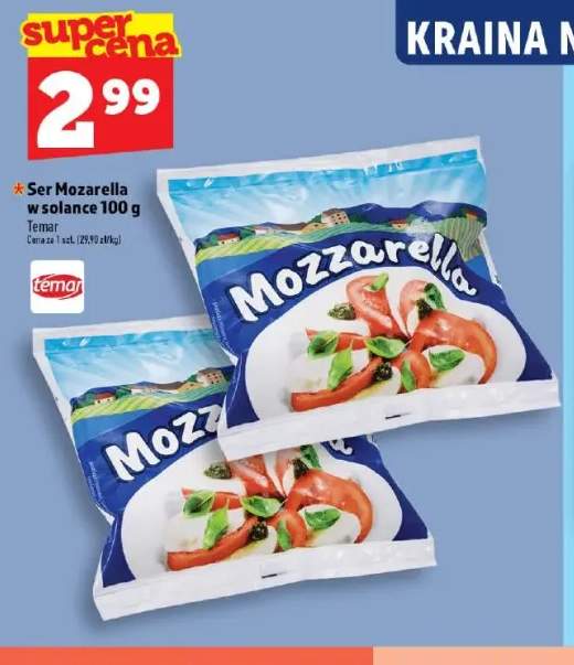 Ser mozzarella w solance Temar
