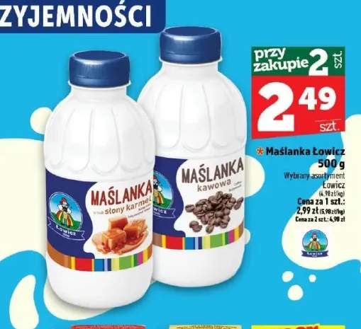 Maślanka słony karmel Łowicz +1 wariant